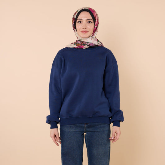 Wide Fit Basic Sweatshirt