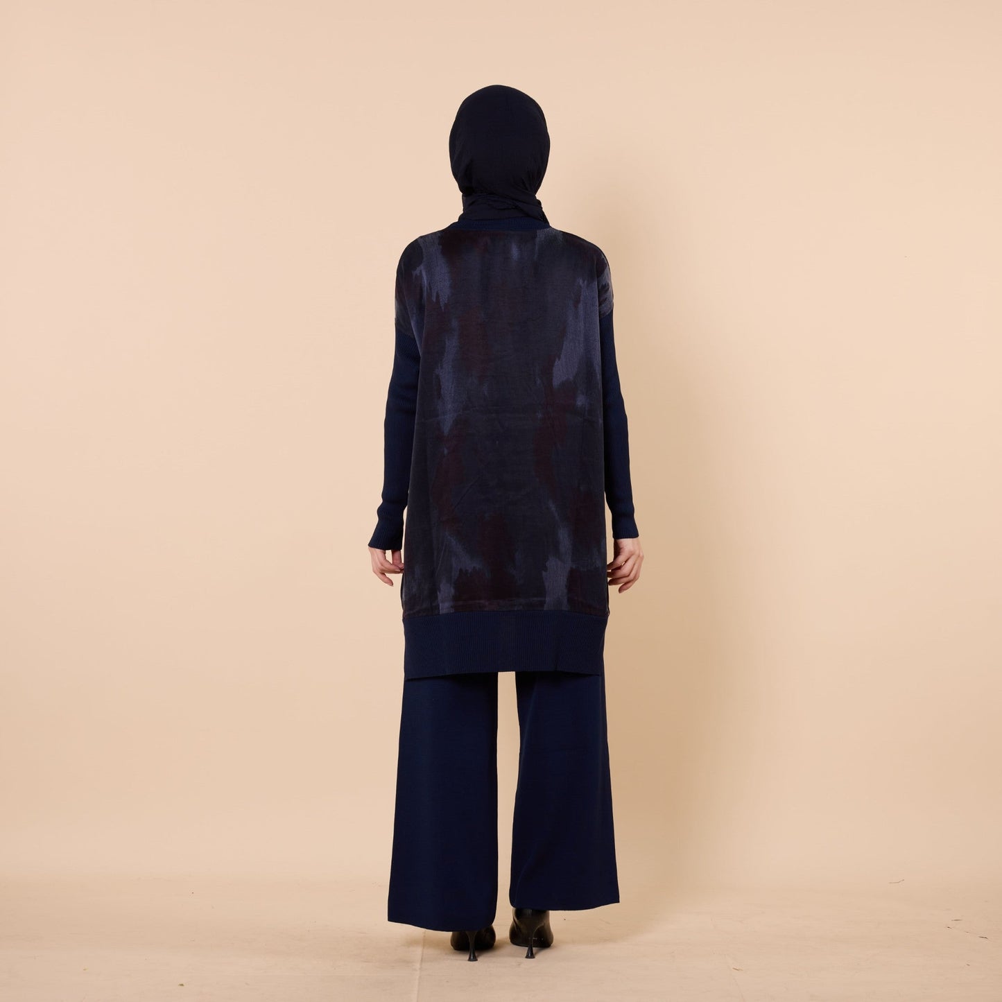 Long Tunic With Textured Fabric Detail