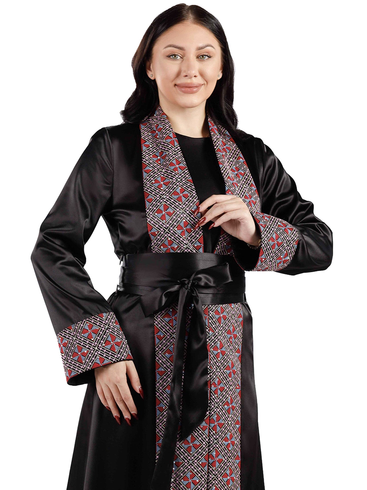 Embroidered bisht