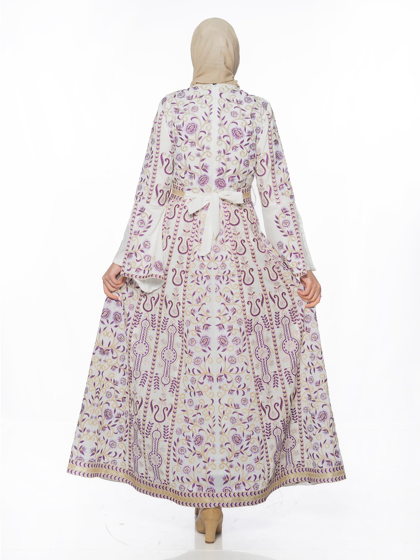 Embroidered caftan