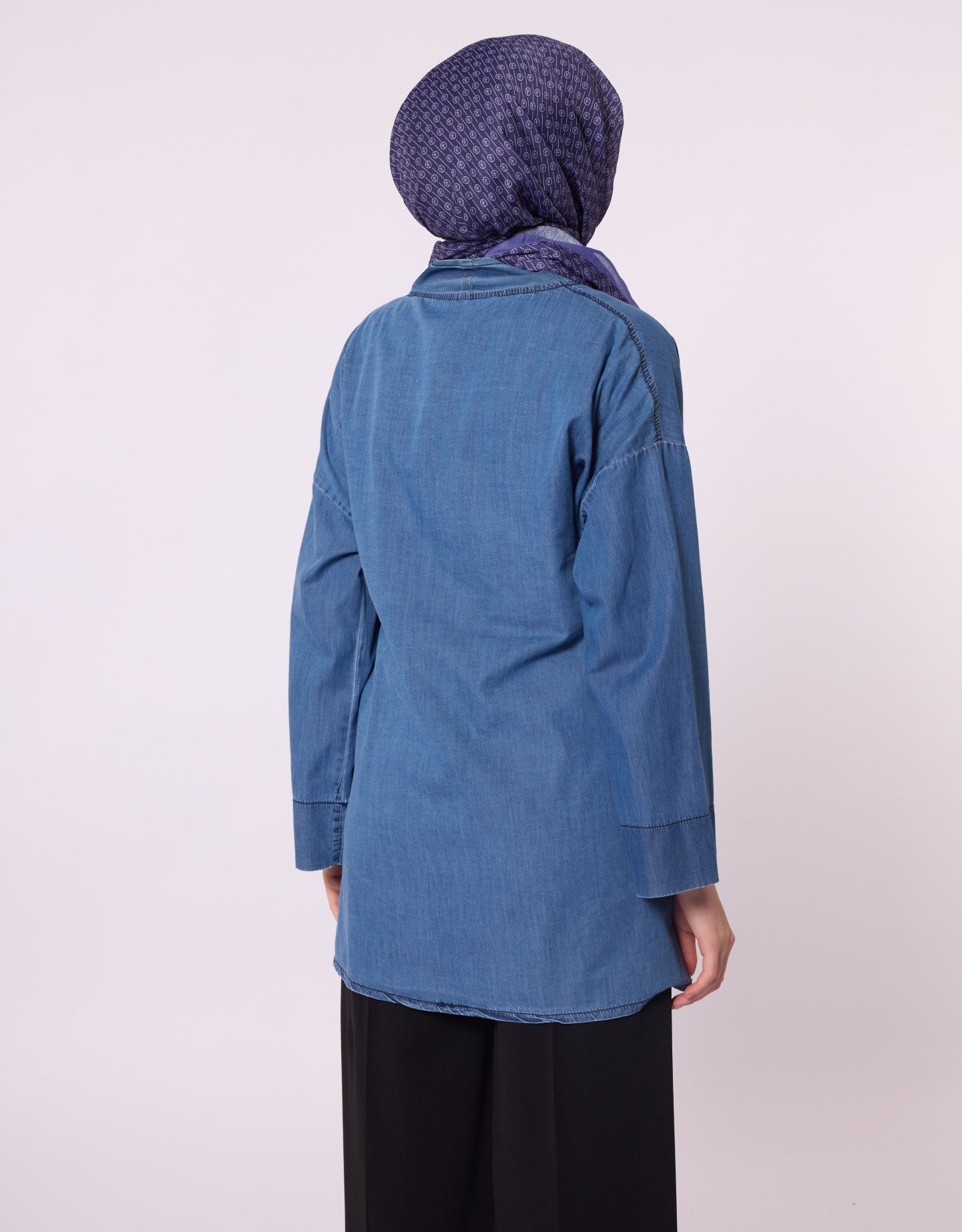 Sash-Tied Kimono Tunic