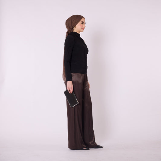 Tunic With Shoulder Accessory And Pleat Detail