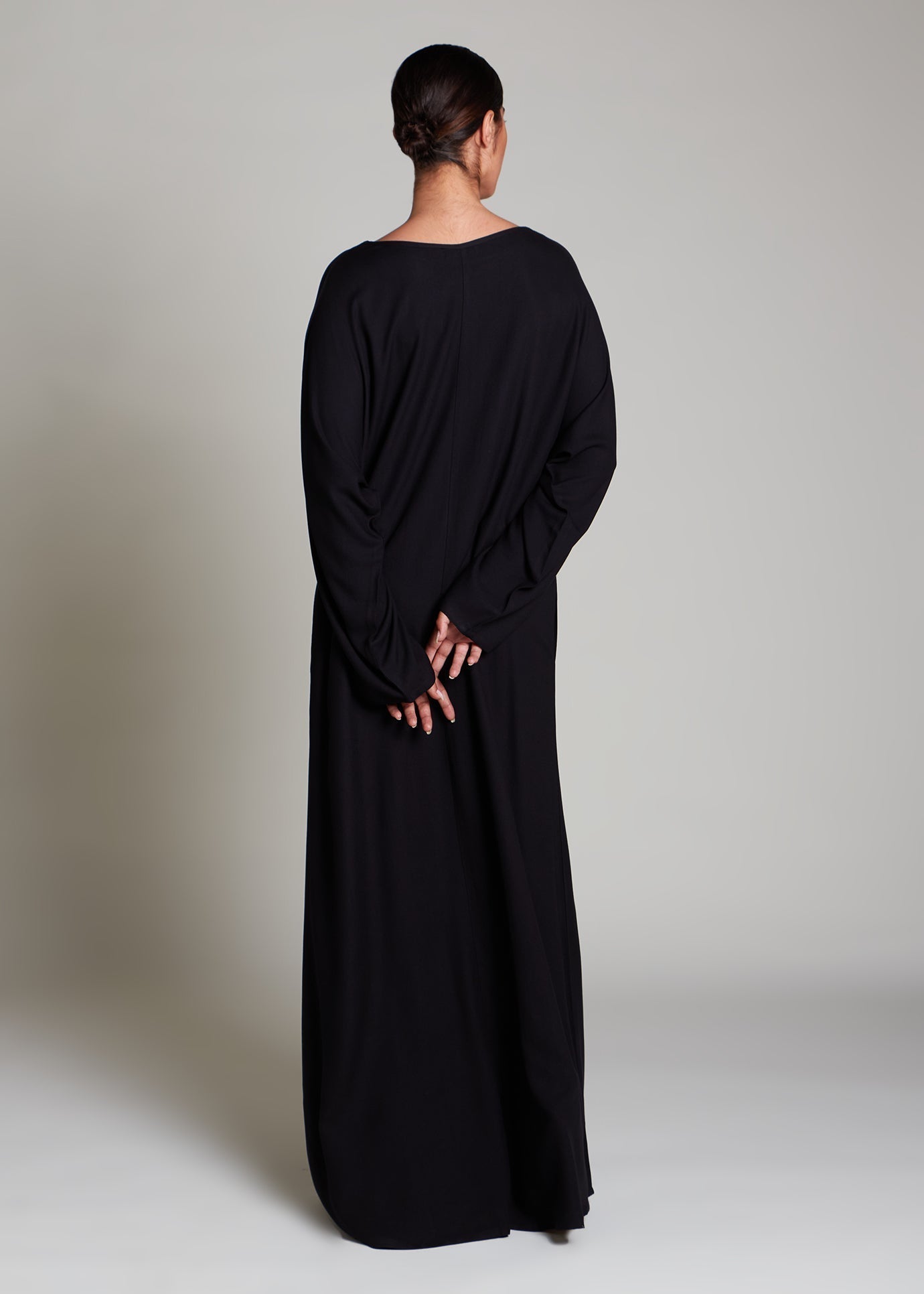Batwing Abaya Black