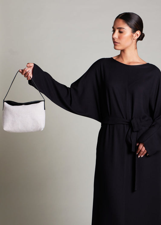 Batwing Abaya Black