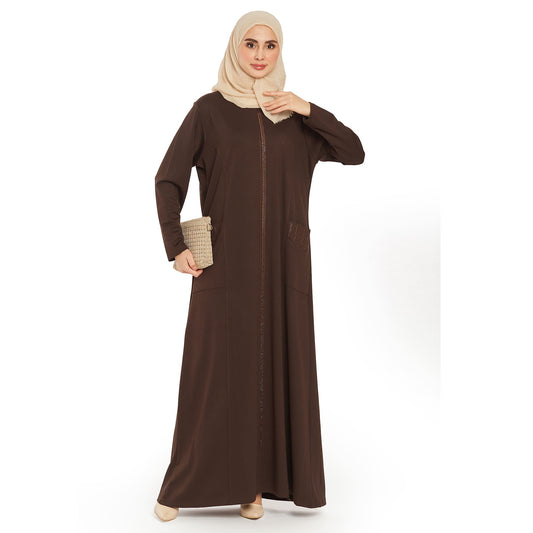 Embellished Pocketed Full Length Maxi Dress