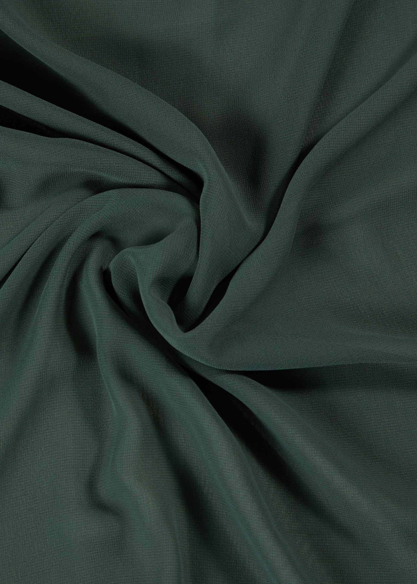 Green Smoke Crepe Hijab