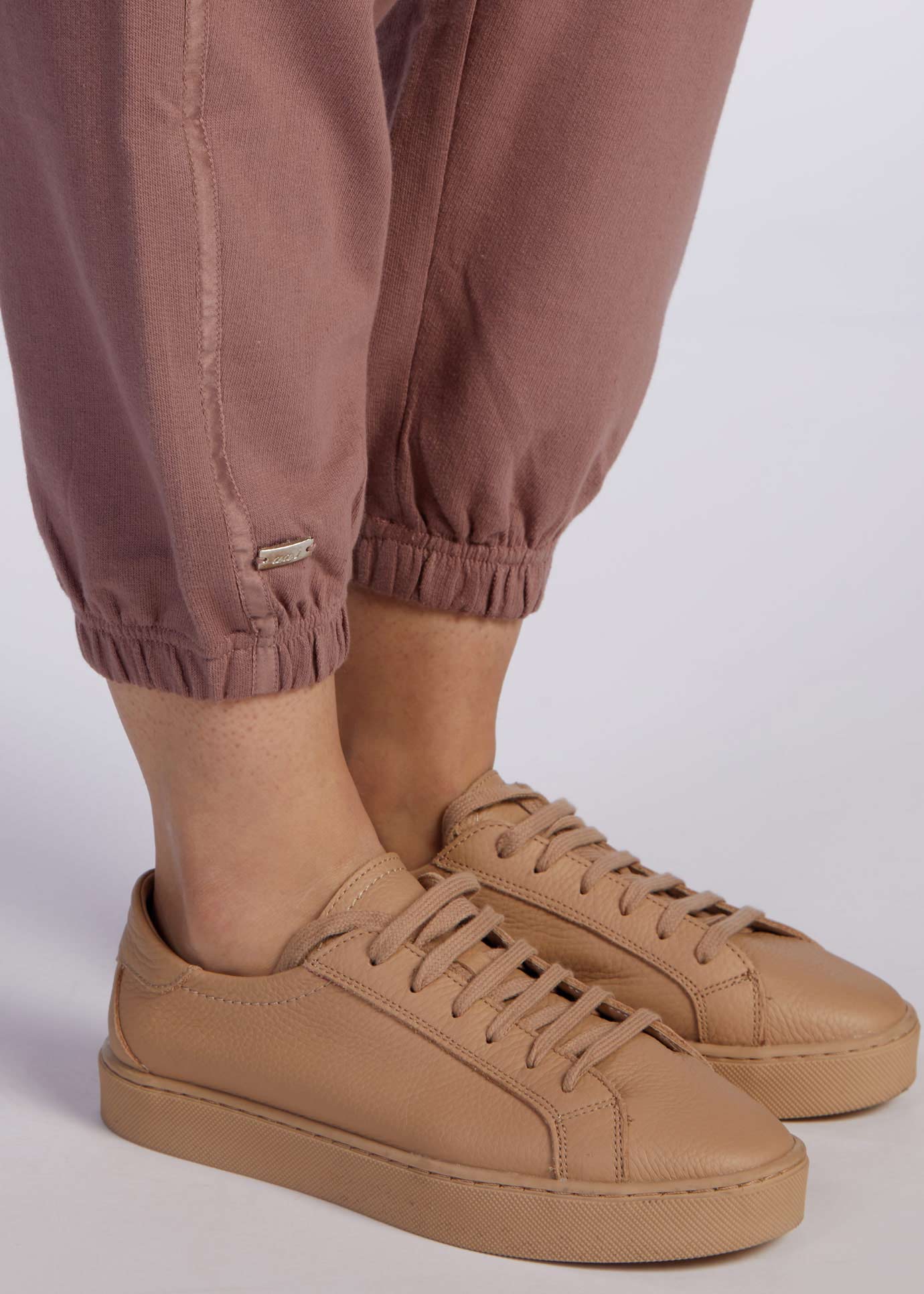 Cotton Track Pants Taupe - Final Sale