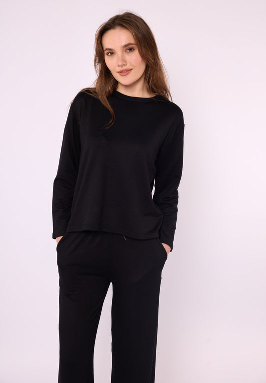 Plain Crew Neck Tracksuit Set