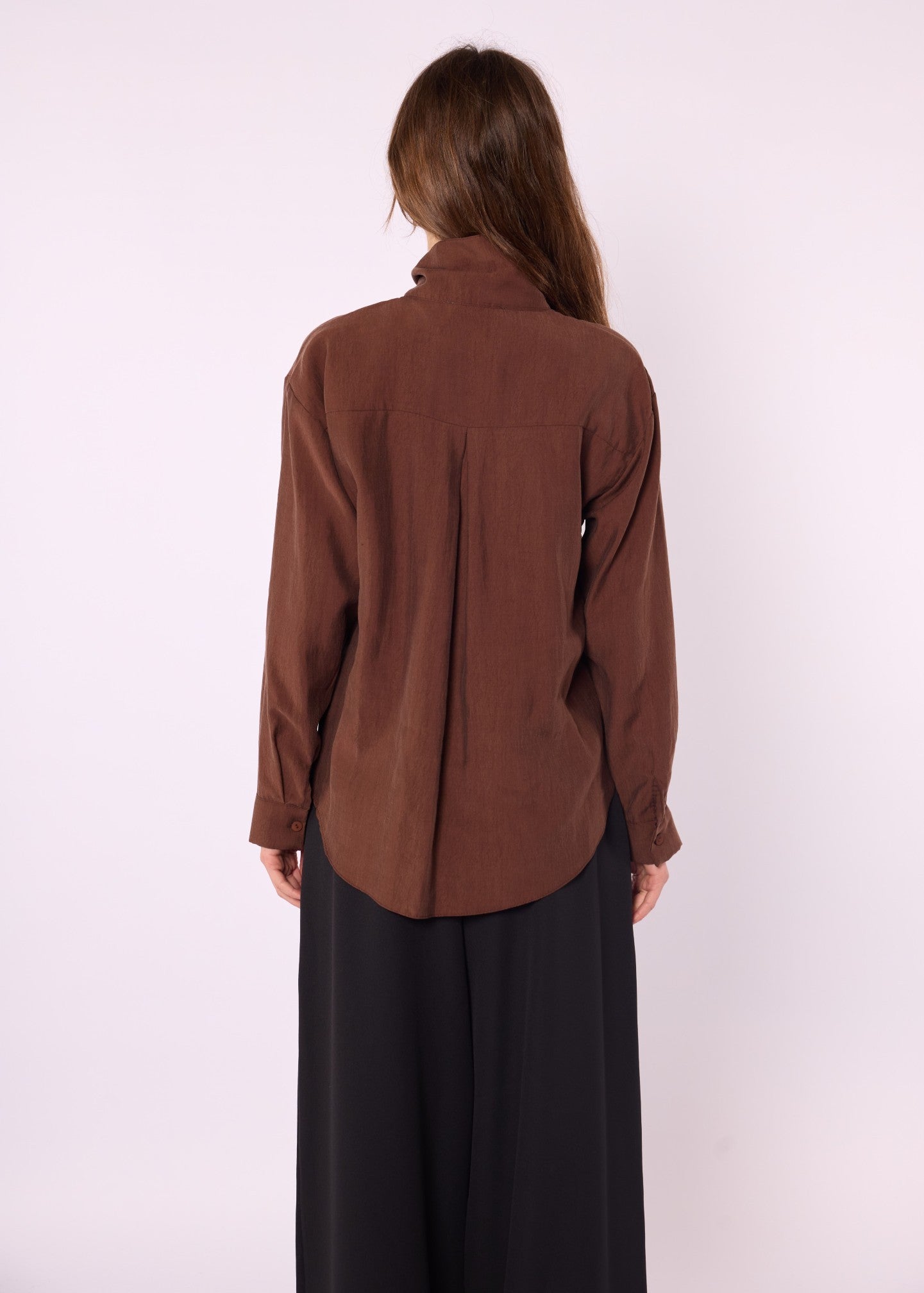 Tencel Shirt with Bow Detail