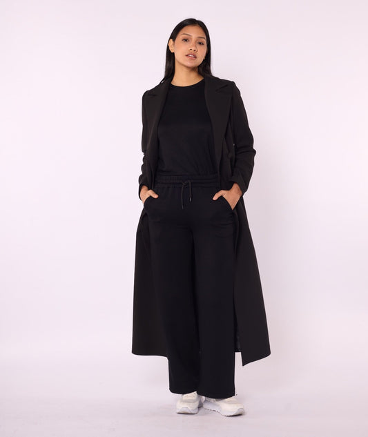 Relaxed Fit Casual Long Womens Coat