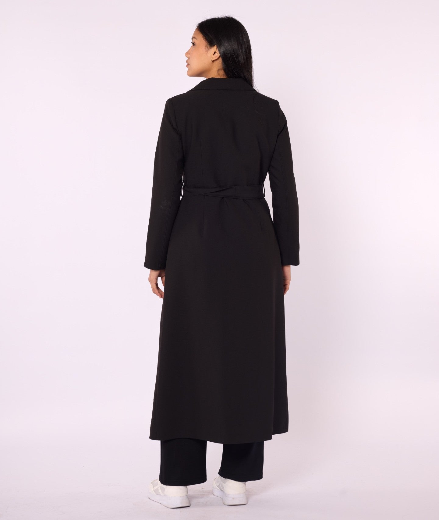 Relaxed Fit Casual Long Womens Coat