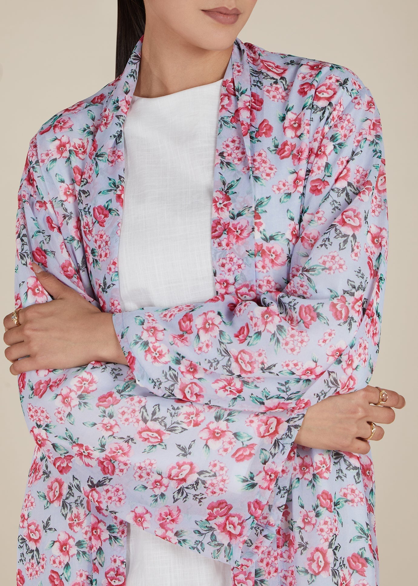 Ditsy Rose Kimono