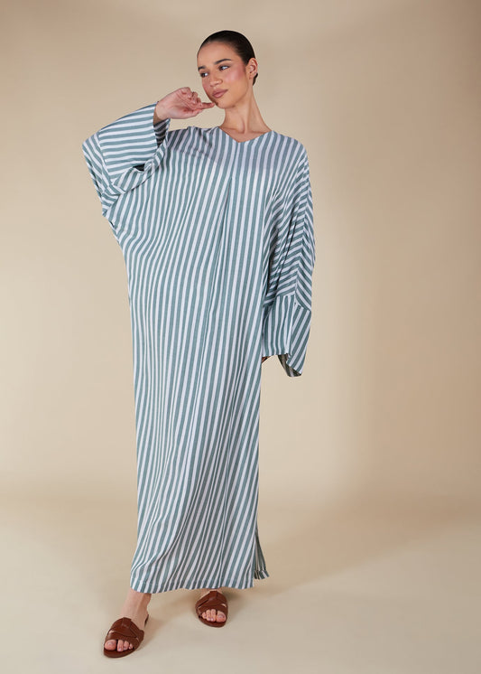 Bold Sage Kaftan - Final Sale