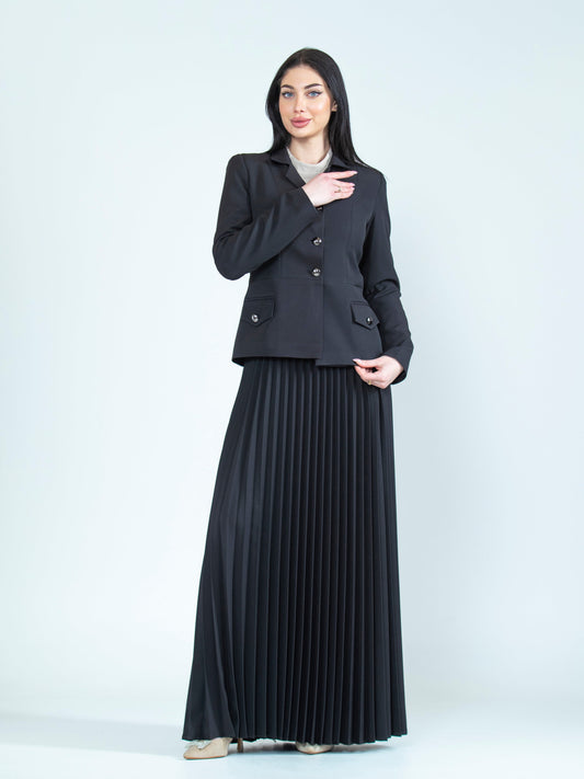 Women's pleated skirt set