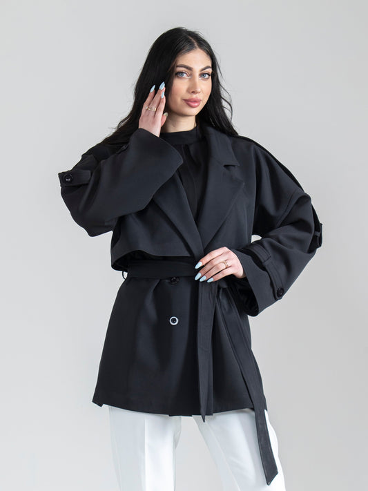 Women's jacket with blouse