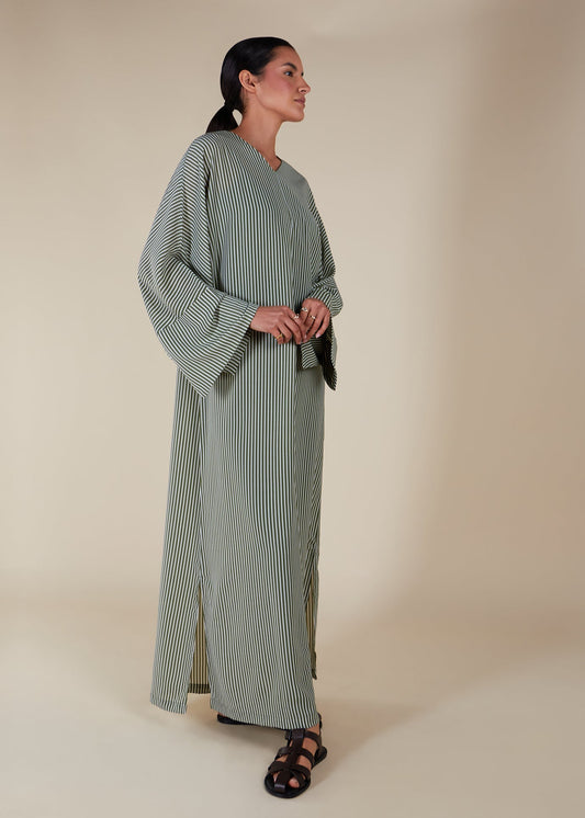 Minty Green Kaftan - Final Sale