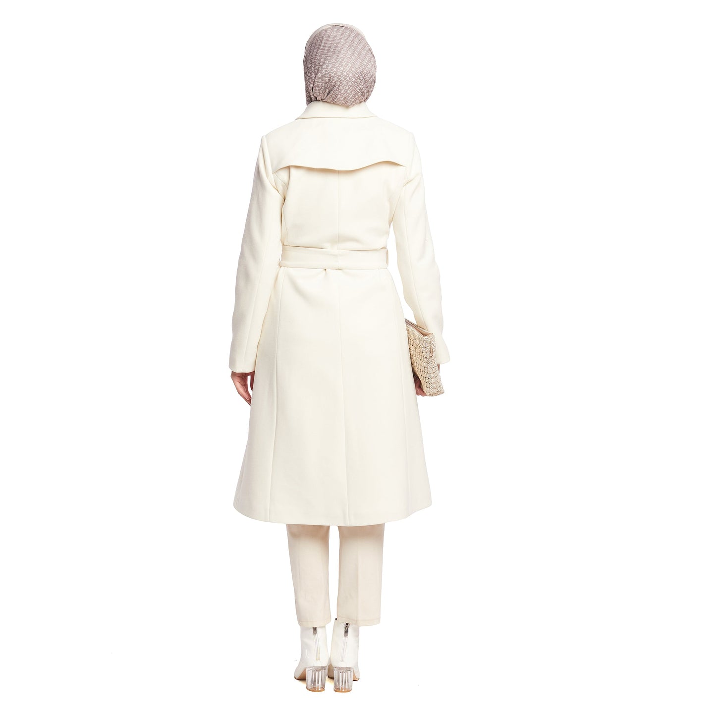 Concealed Placket Single-Button Lined Coat