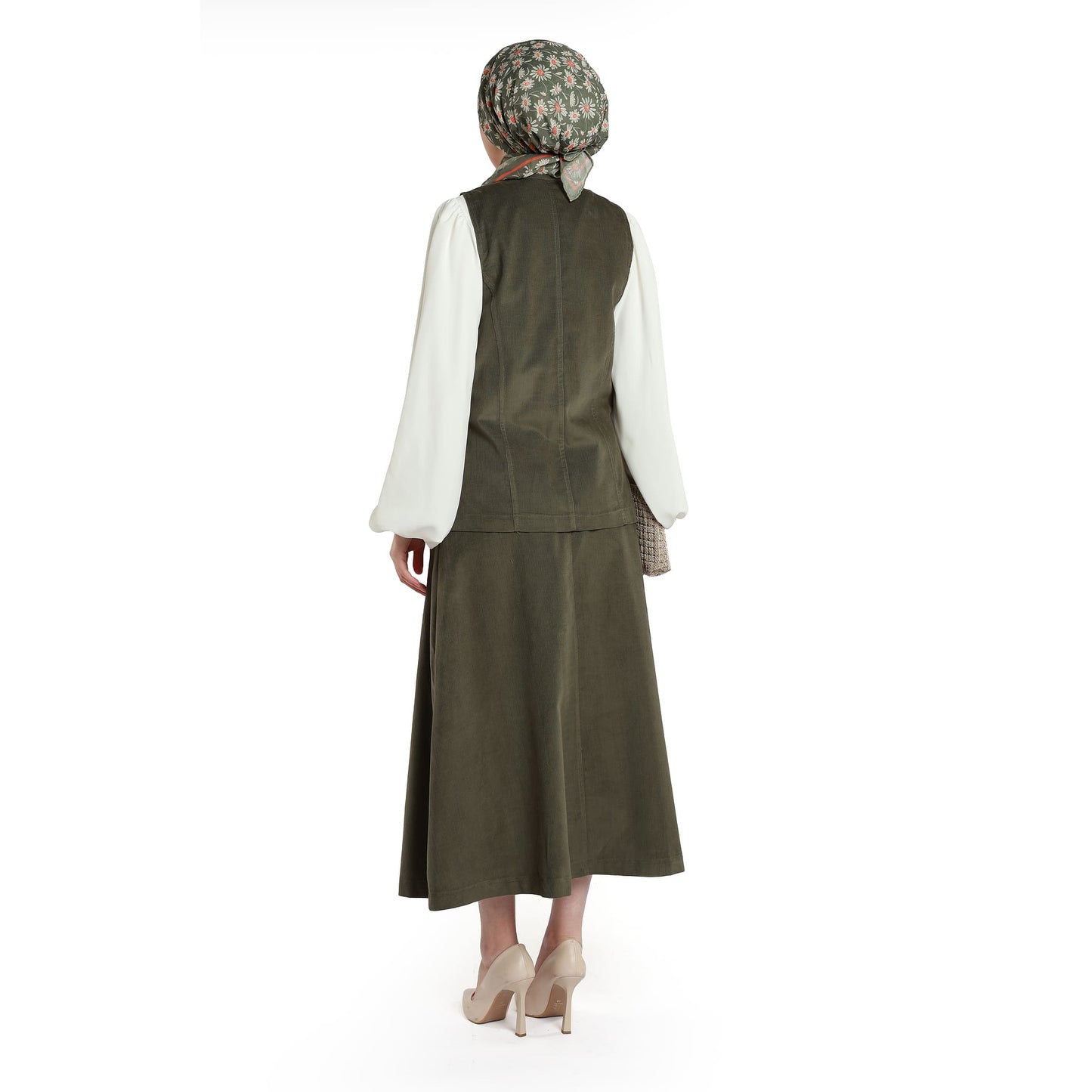 Velvet Jacket and Skirt Set