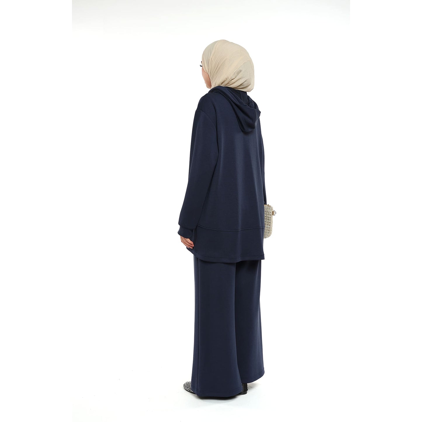Modal Fabric Hooded Pantsuit
