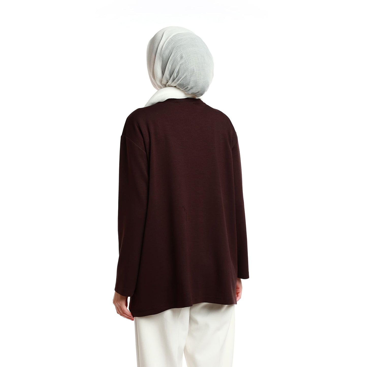 Jersey Tunic with Scarf Detail