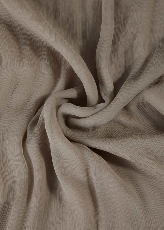 Alabaster Chiffon Silk Hijab