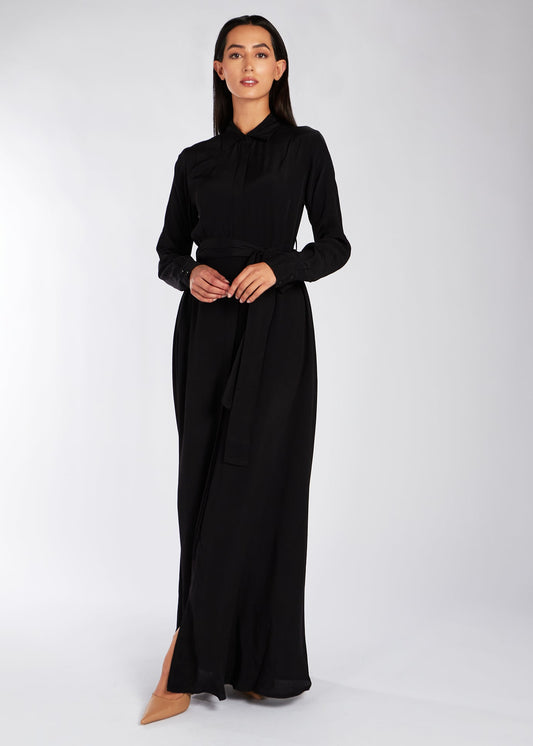 Shirted Maxi Black