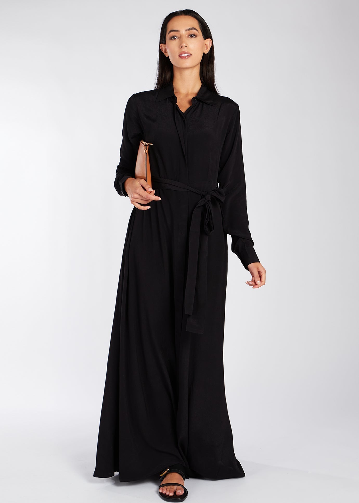 Shirted Maxi Black