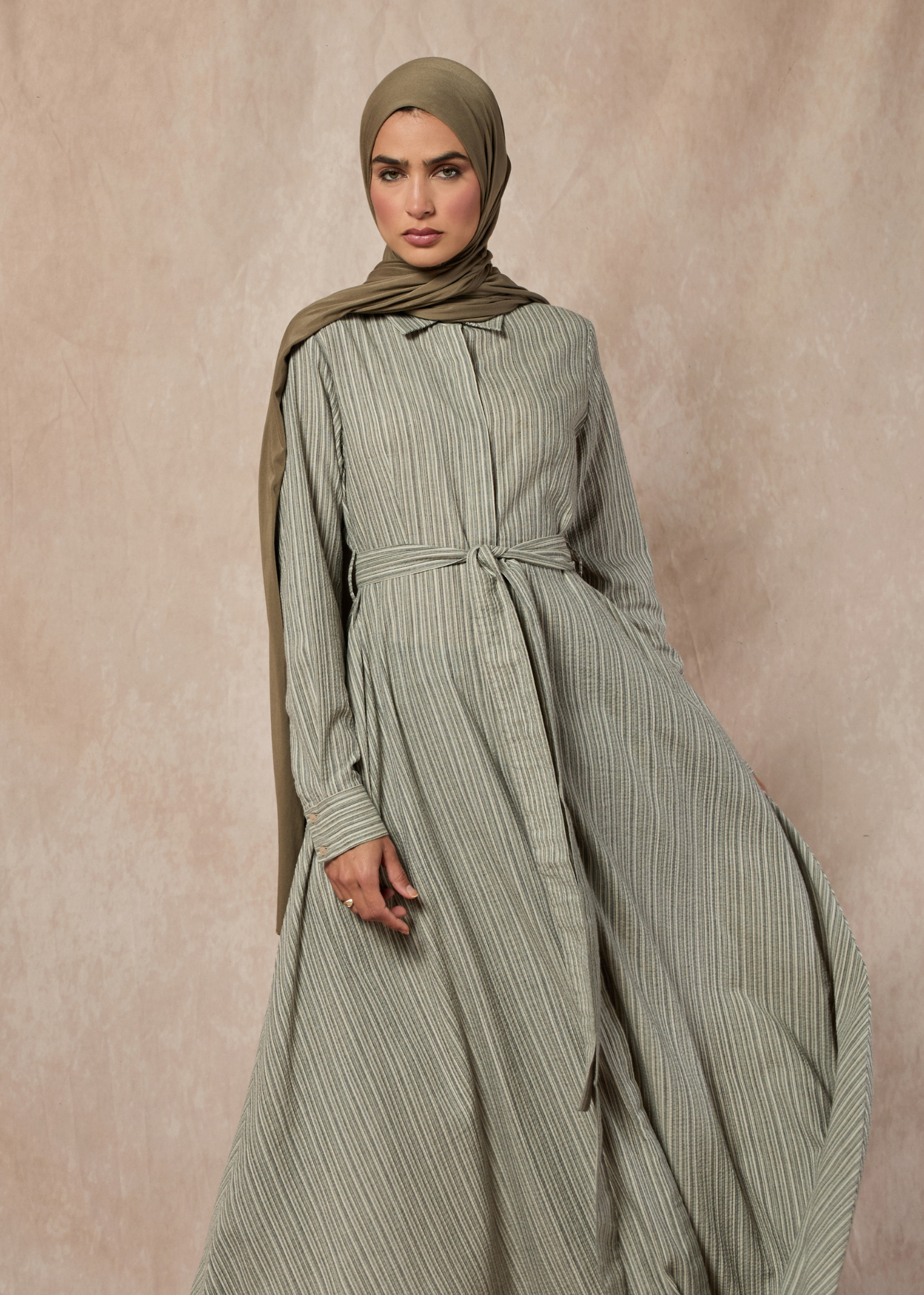 Soft Cotton Shirted Maxi