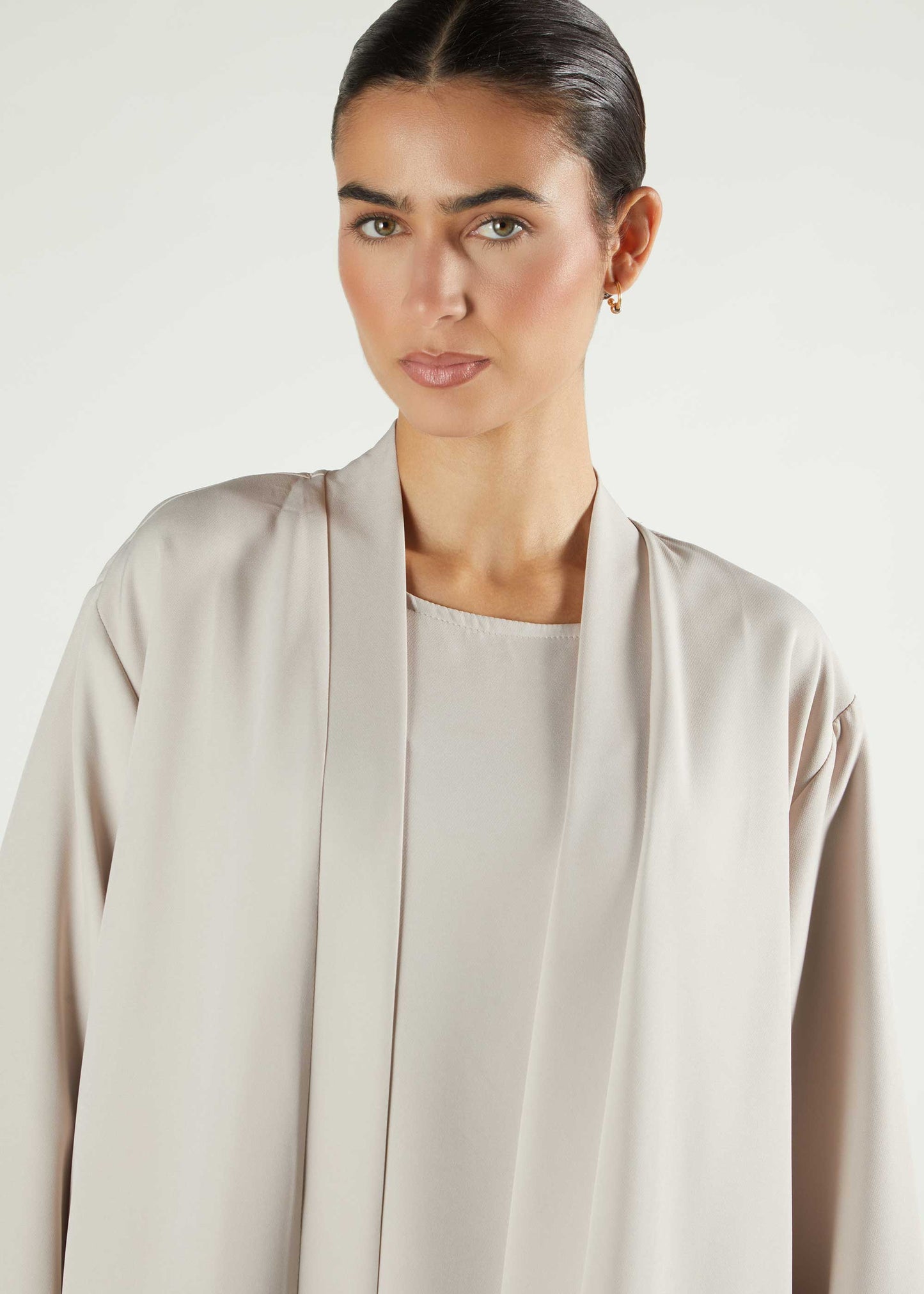 Twin Set Abaya Nude