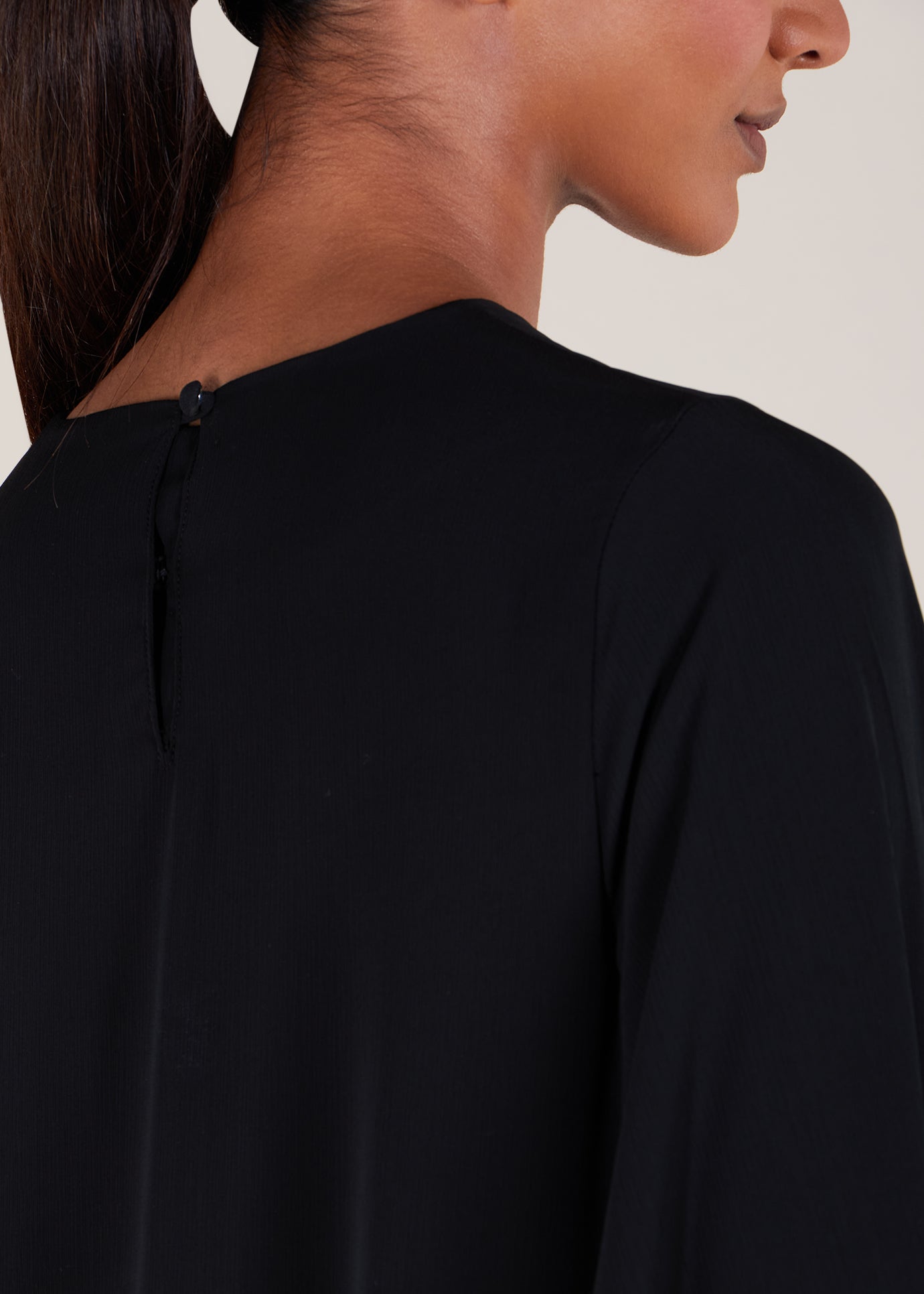 Black Caped Gown