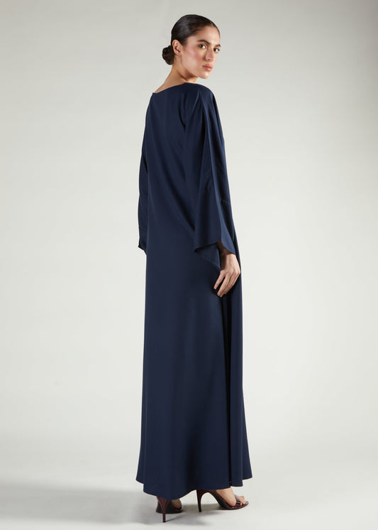 Loose Fit Abaya Navy