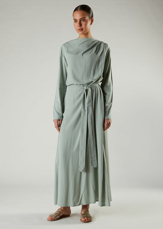 Green Tea Cowl Abaya