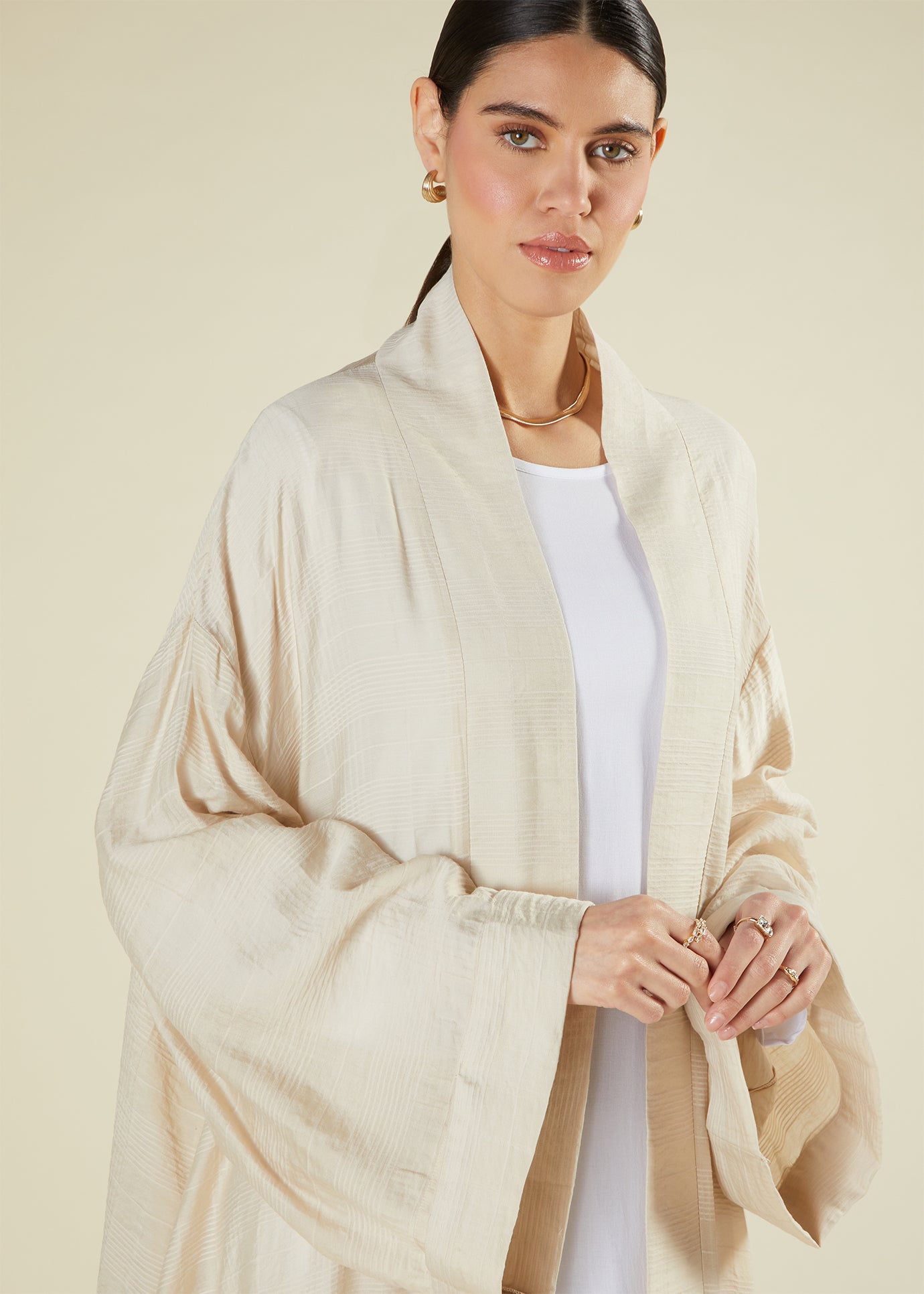 Cotton Kimono Cream