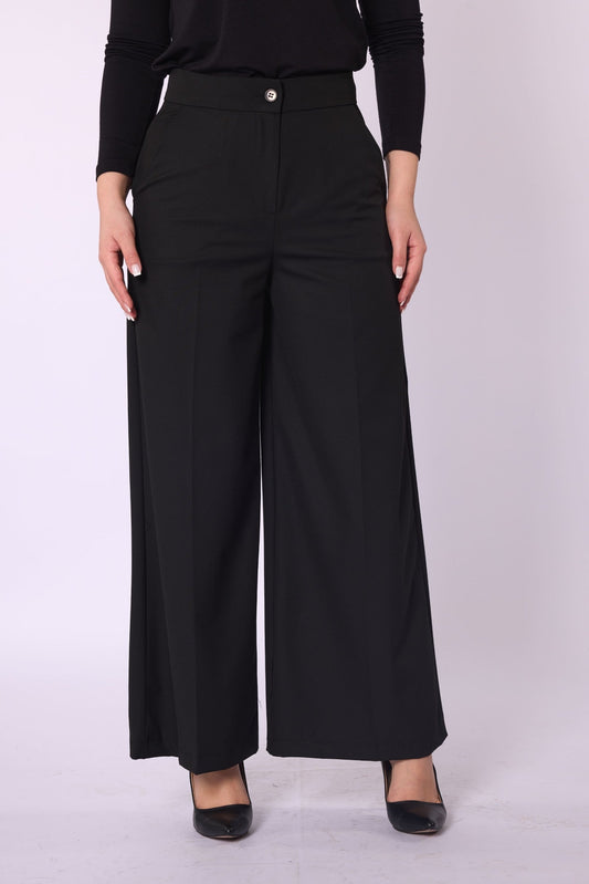Wide Leg Pants With Pockets