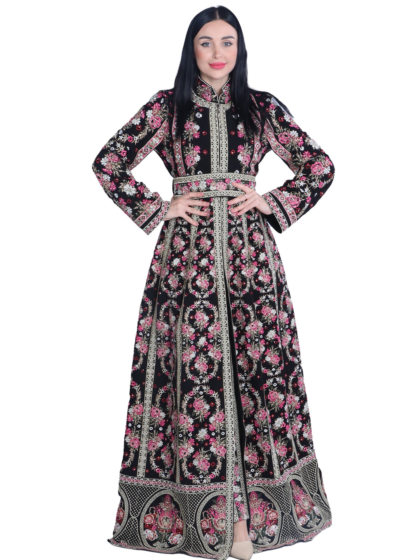 Embroidered caftan
