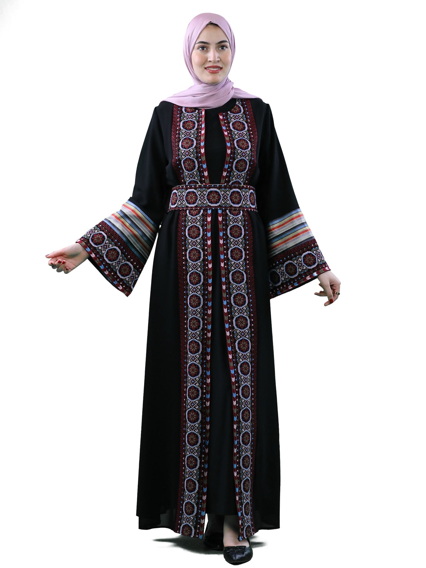 Embroidered Bisht 2 pieces
