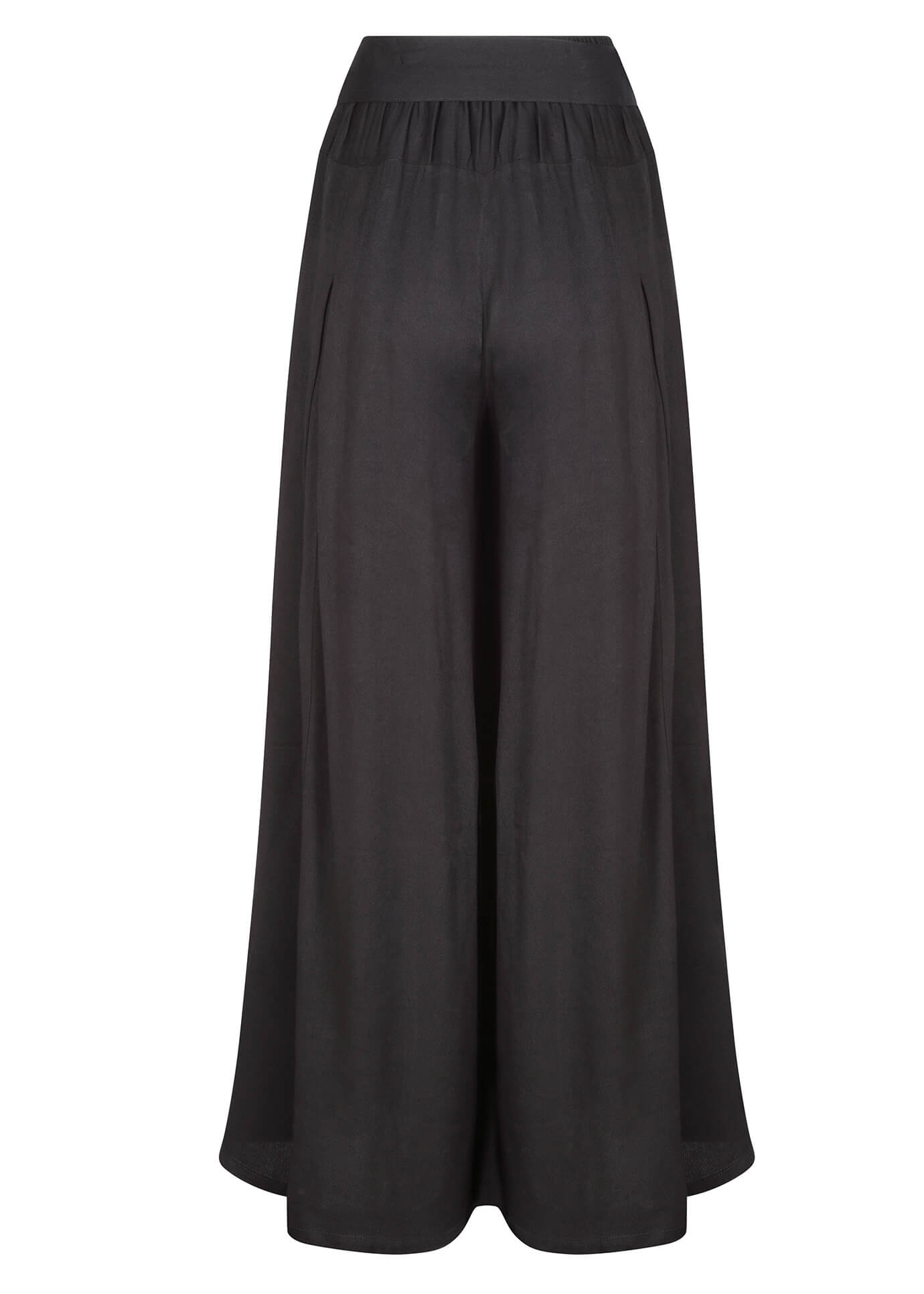 Full Flare Trousers Black