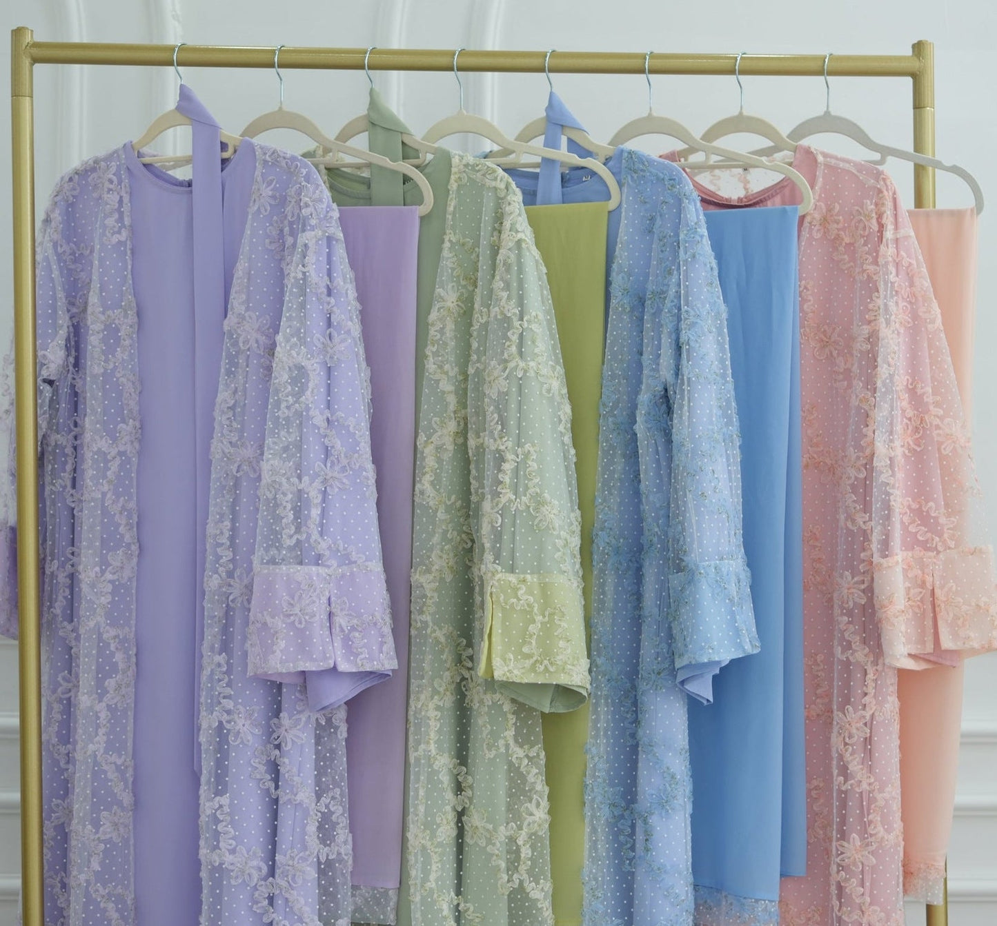Haya Lace Abaya Set
