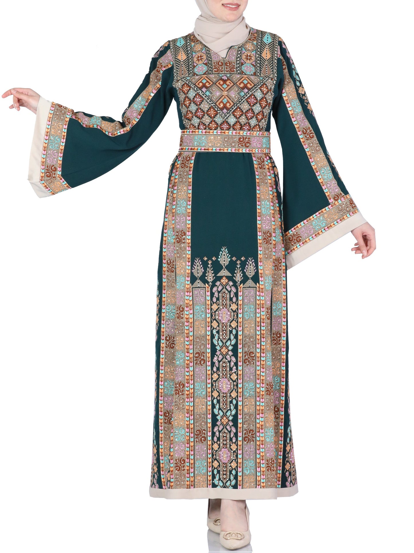 Embroidered thob