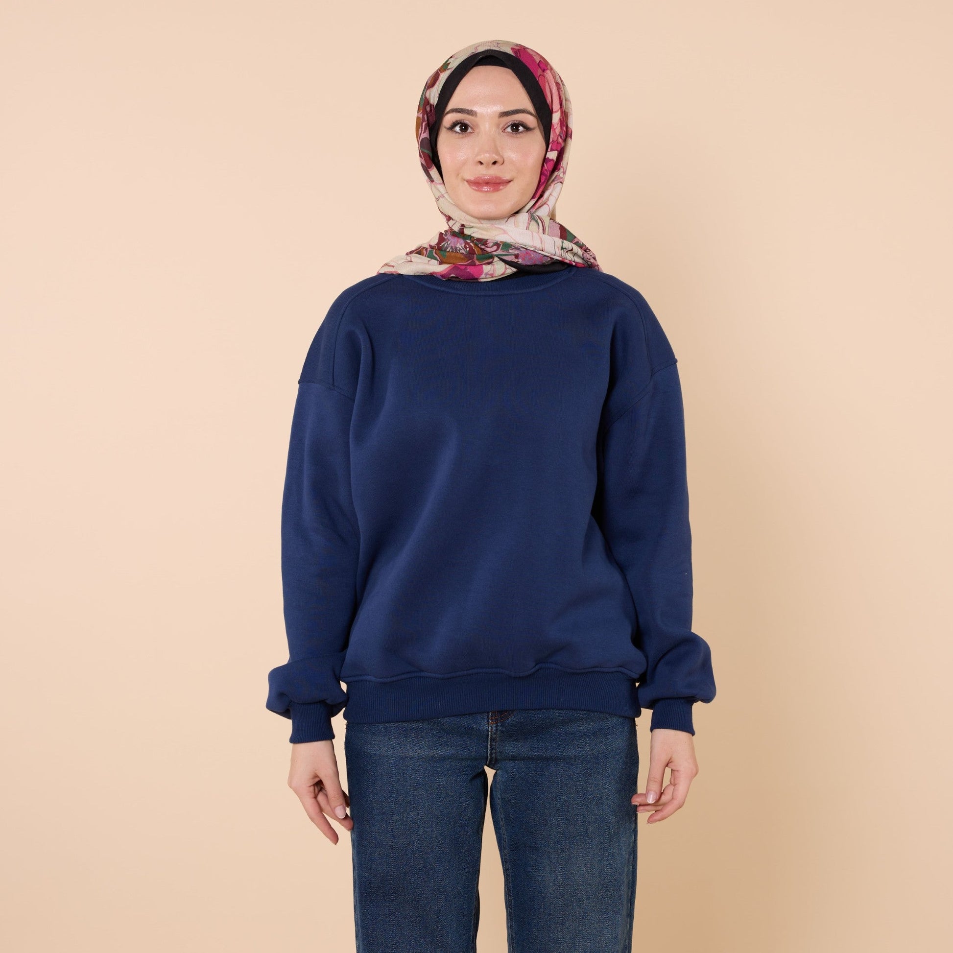 Wide Fit Basic Sweatshirt