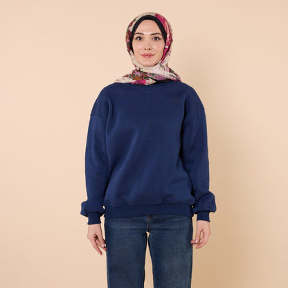 Wide Fit Basic Sweatshirt