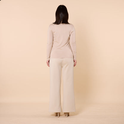 Long Sleeve Turtleneck Stretch Jersey Bodysuit