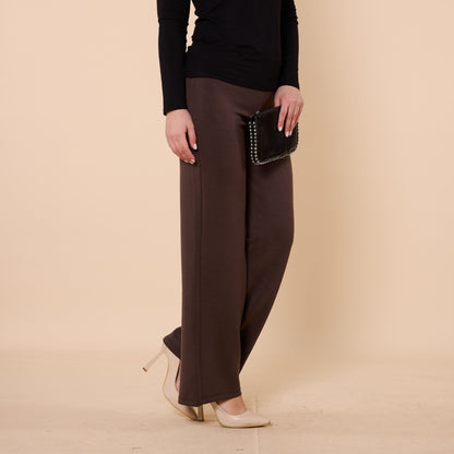 Straight Basic Pocketless Sweatpants