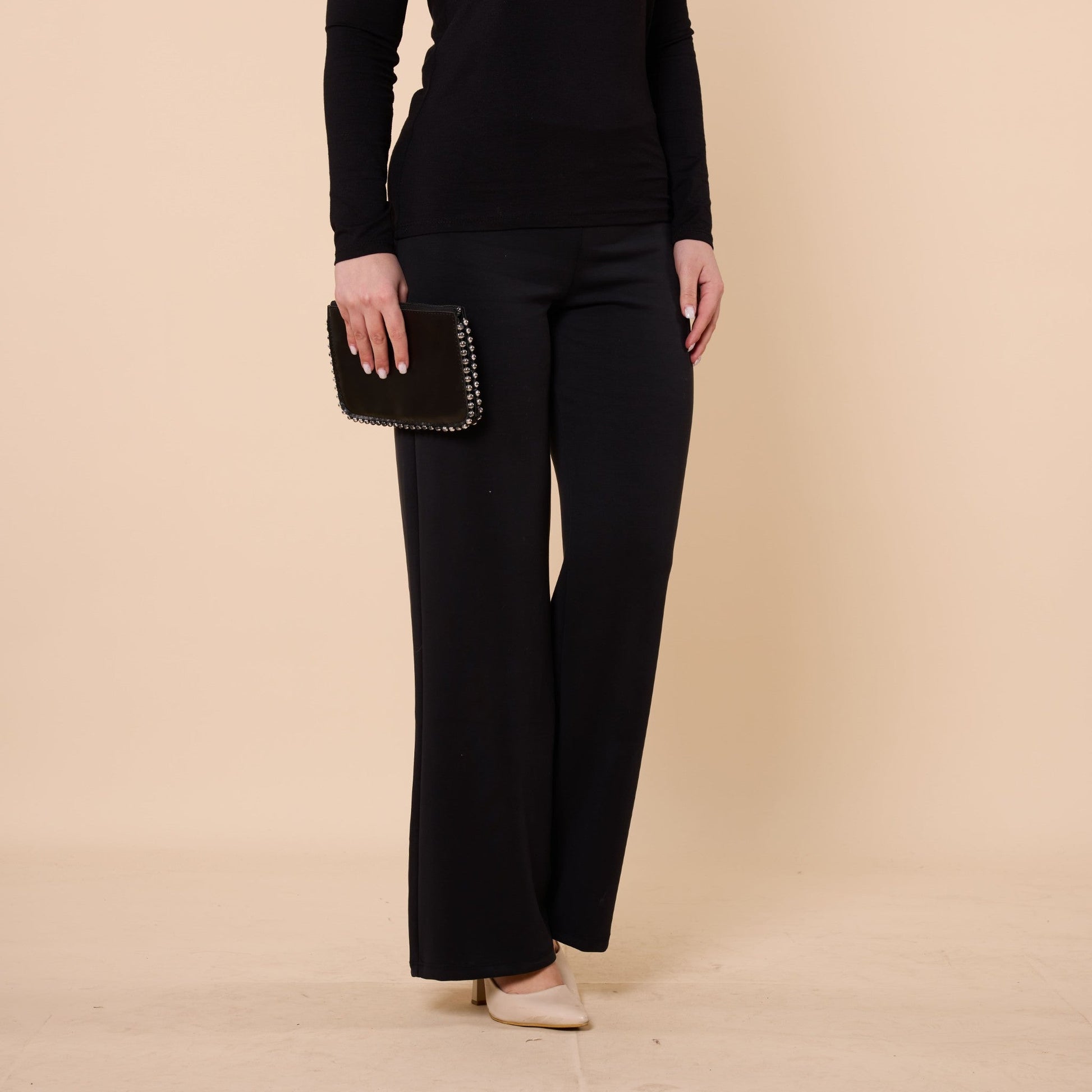 Straight Basic Pocketless Sweatpants