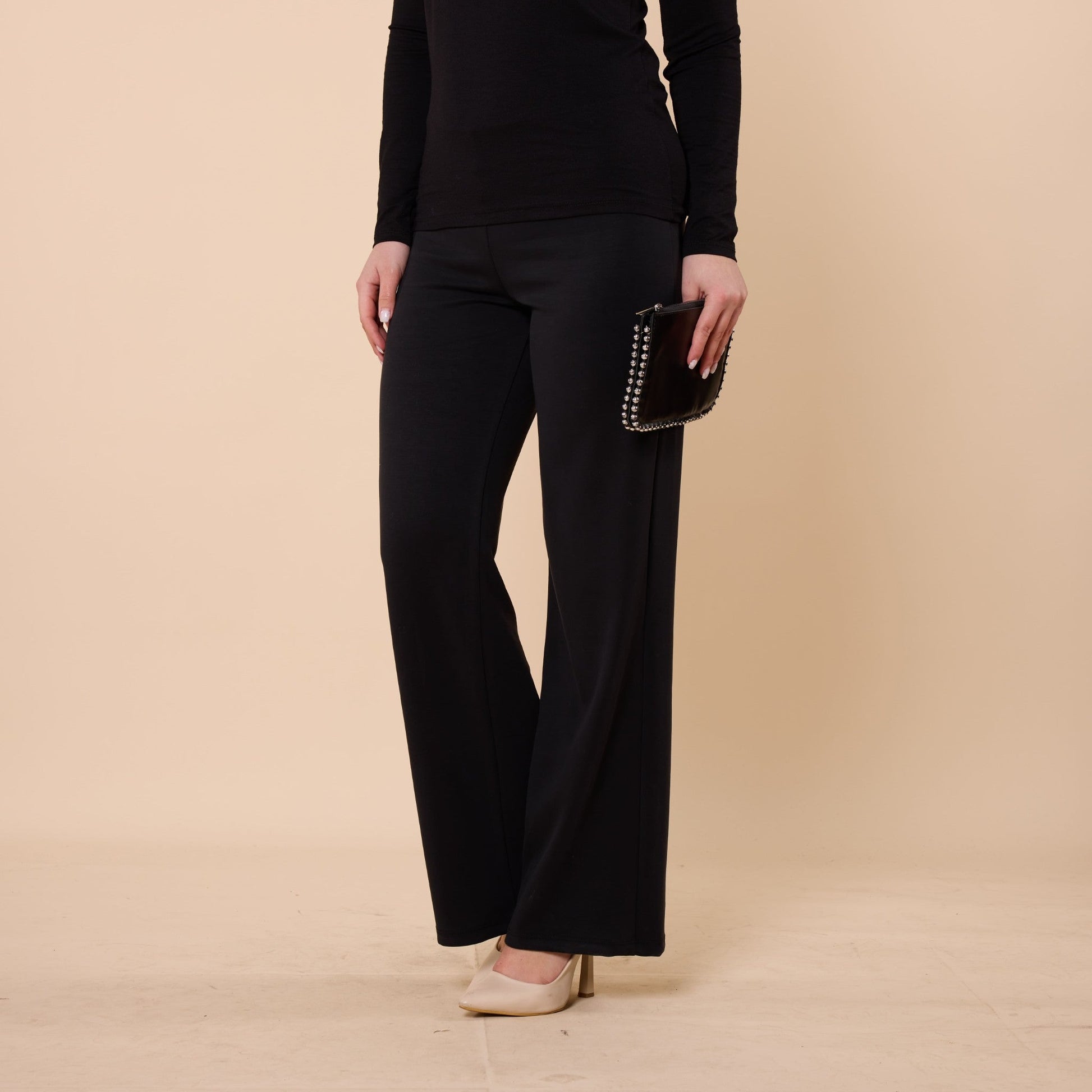Straight Basic Pocketless Sweatpants