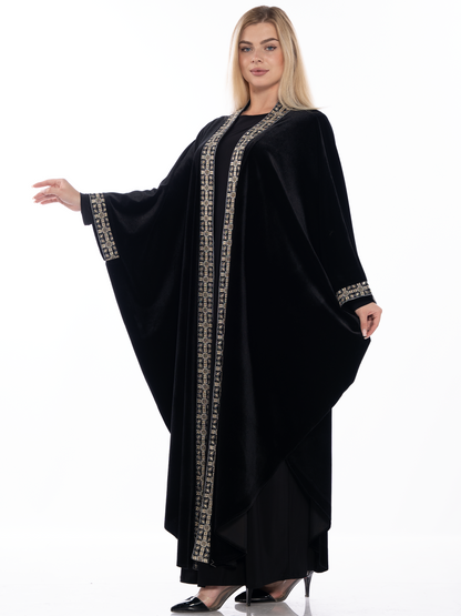 Embroidered bisht