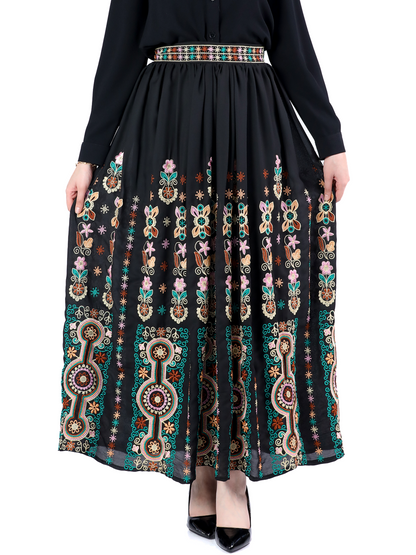 Embroidered skirt