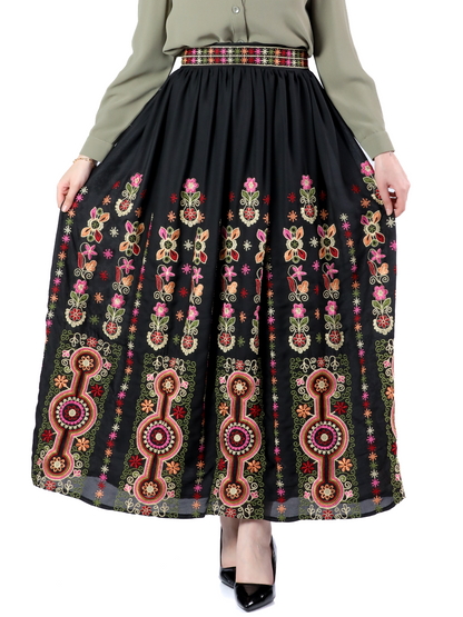 Embroidered skirt