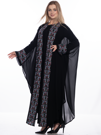 Embroidered bisht