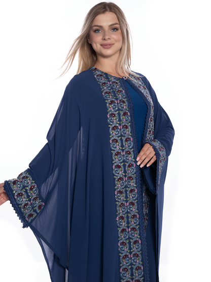 Embroidered bisht